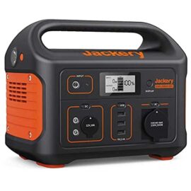 Jackery Explorer 500, 518Wh mit 230V/500W (Spitze 1000W) Steckdose + USB, Mobile Stromversorgung mit LCD-Anzeige für Party, Camping, Wohnmobil, Heimwerken
