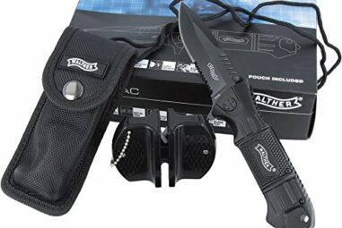 Walther Taktisches Messerset, Tasche & Duo Messerschärfer