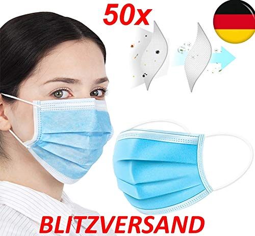 Mundschutz Premium Soft 2 lagig (50 Stück Einweg)