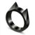 Ring mit Katzenohren mit Halskette (verschiedene Farben)