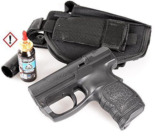 Walther PDP Pfefferspray Pistole mit HQ-Gürtelholster