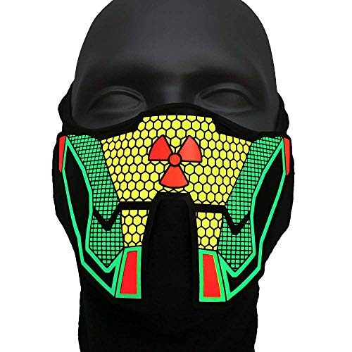 Leuchtender Mundschutz LED Maske